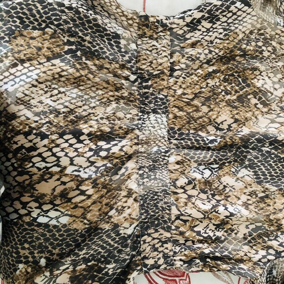 H&M Long Sleeve Animal Print Dress Size 10 Excellent Condition $ - Picture 5 of 8